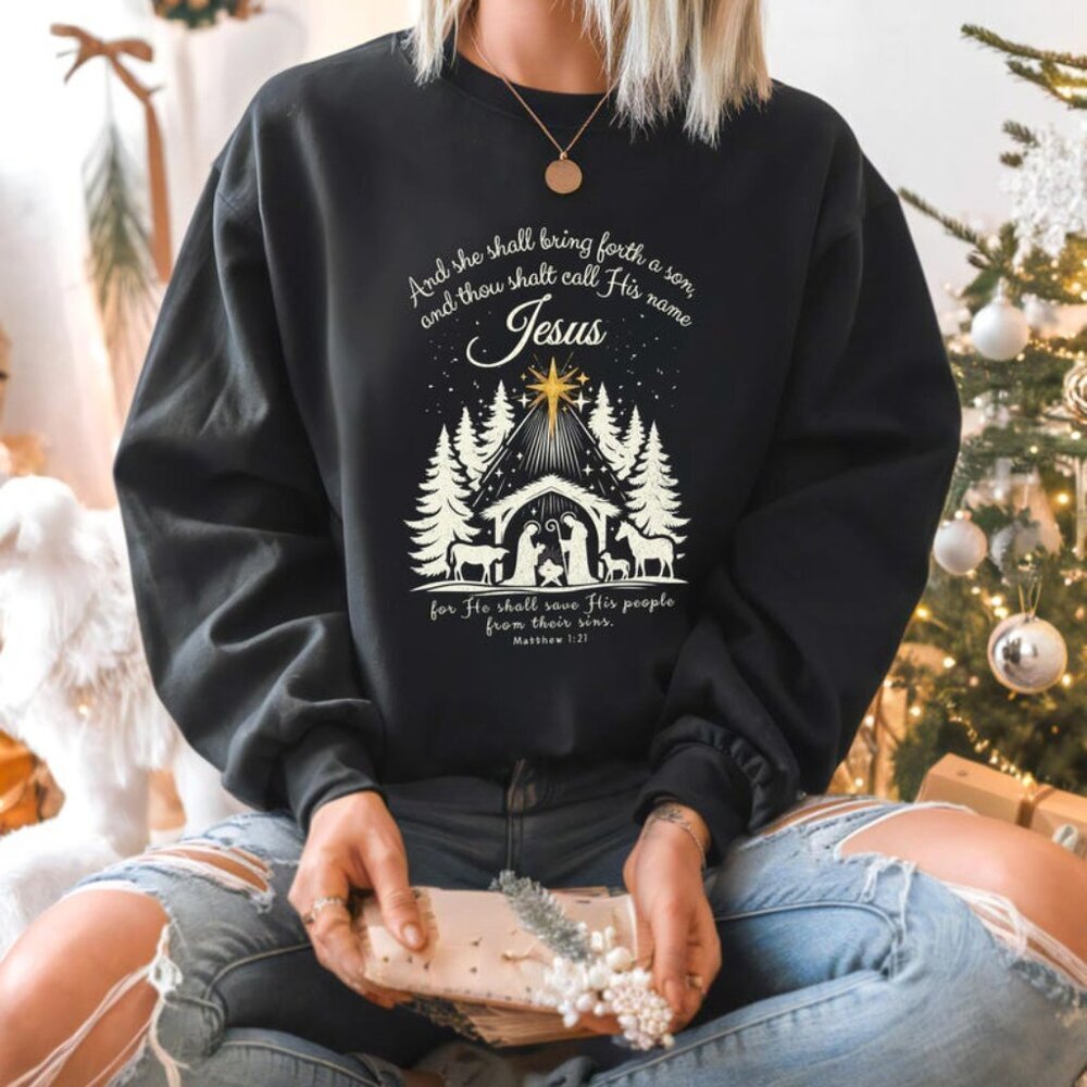 Jesus Is The Reason For The Season Sweatshirt, Christmas Christian Gift 05